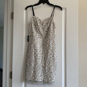 Express white lace dress, size XS, NWT